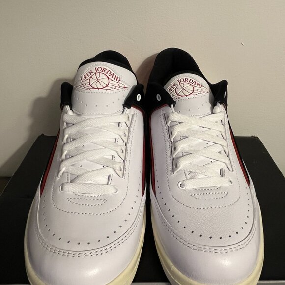 🔥 Air Jordan 2 “White/Black/Red” | W12 / M10.5 | Brand New ❌📦 🔥 - Picture 2 of 3